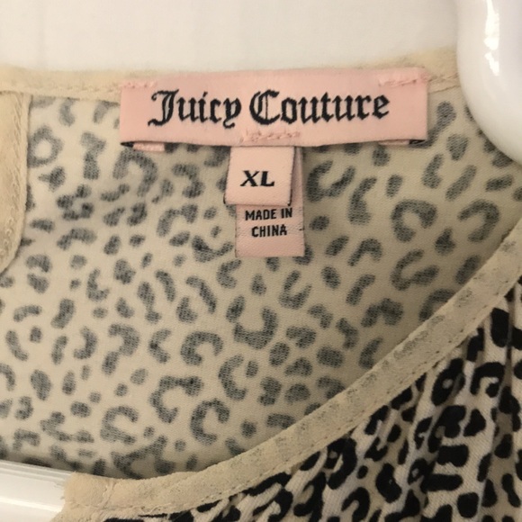 Juicy Couture Natural Wild Cheetah Knit Mini Dress XL - Picture 6 of 7